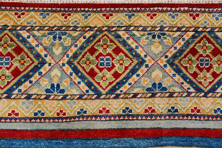 Multi Colored Kazak 5'  x" 6'  7" - No. QA71173
