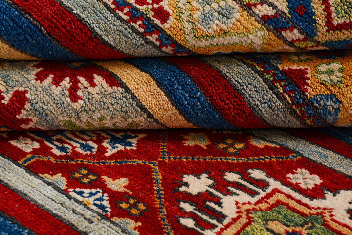 Multi Colored Kazak 5'  x" 6'  7" - No. QA71173