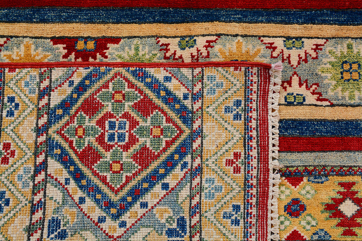 Multi Colored Kazak 5'  x" 6'  7" - No. QA71173