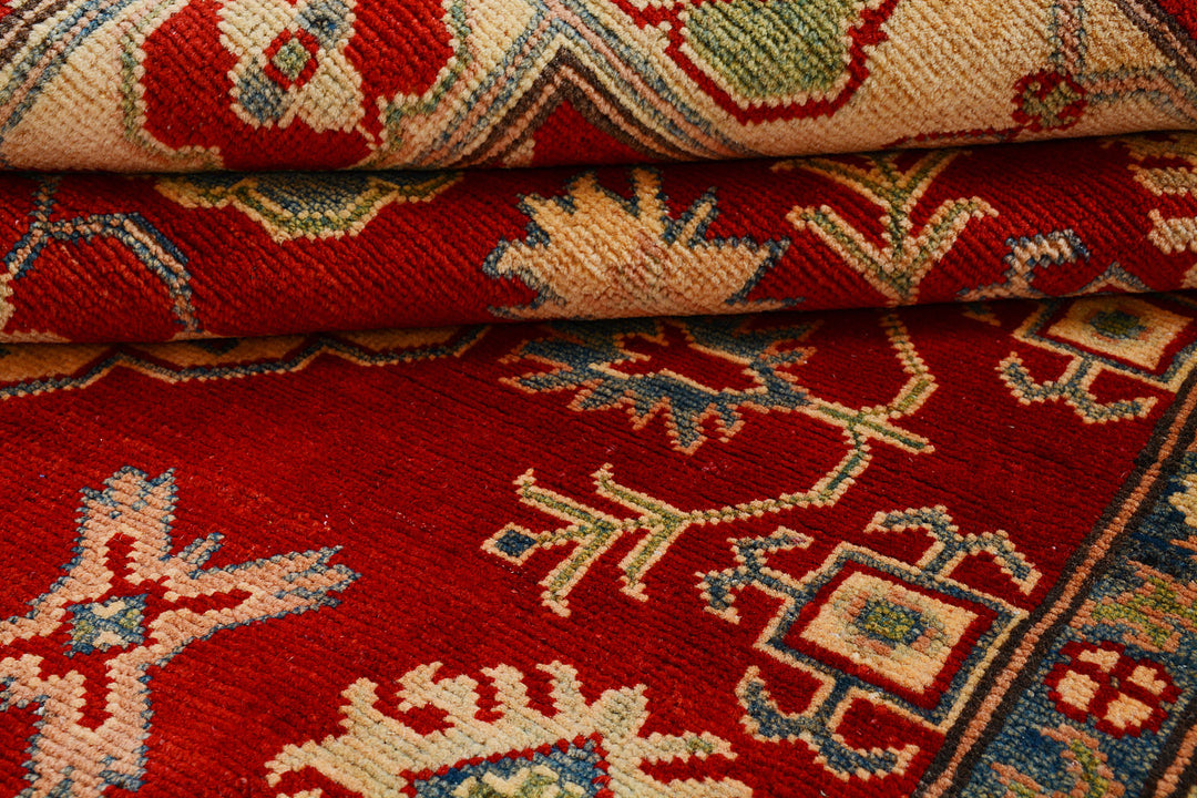 Firebrick Kazak 5'  1" x 6'  9" - No. QA37673