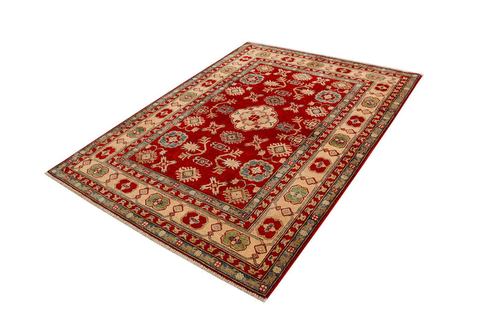 Firebrick Kazak 5'  1" x 6'  9" - No. QA37673