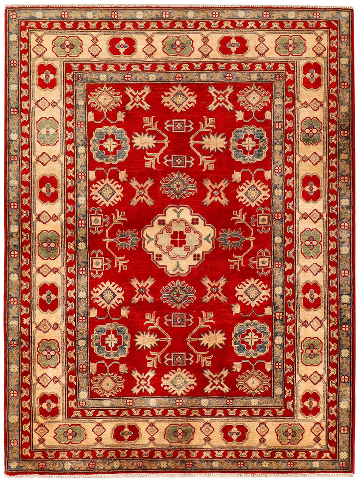 Firebrick Kazak 5'  1" x 6'  9" - No. QA37673