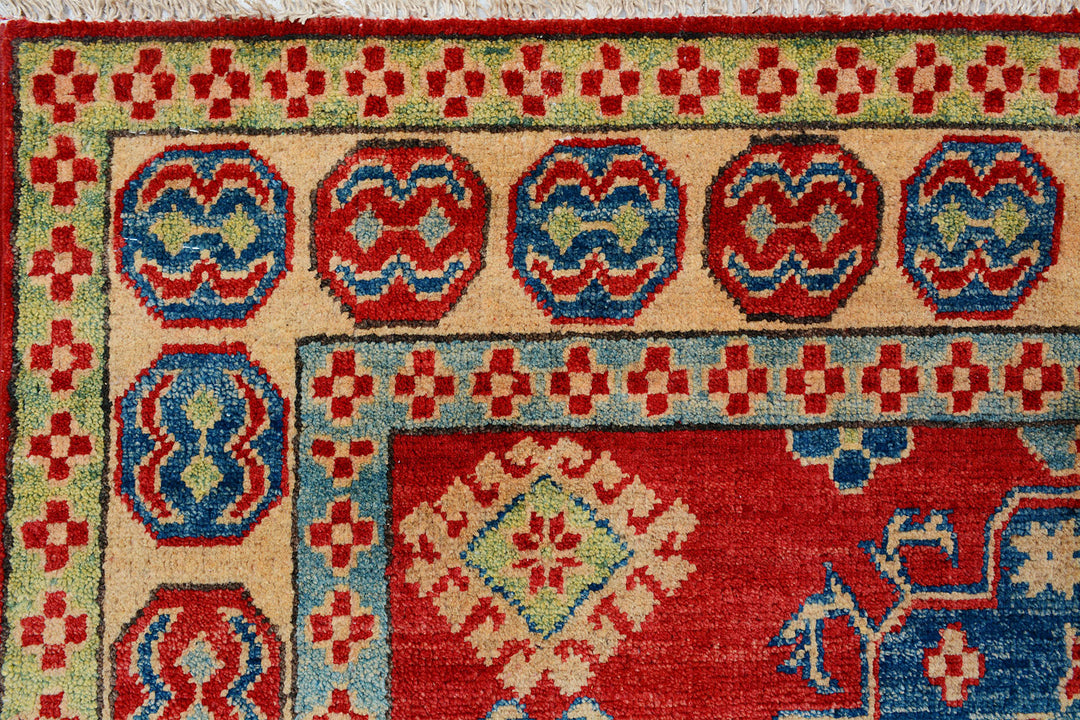Red Kazak 4'  8" x 6'  8" - No. QA69532