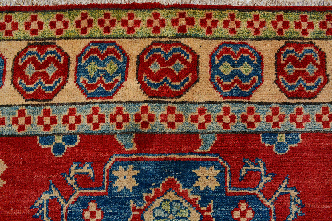 Red Kazak 4'  8" x 6'  8" - No. QA69532