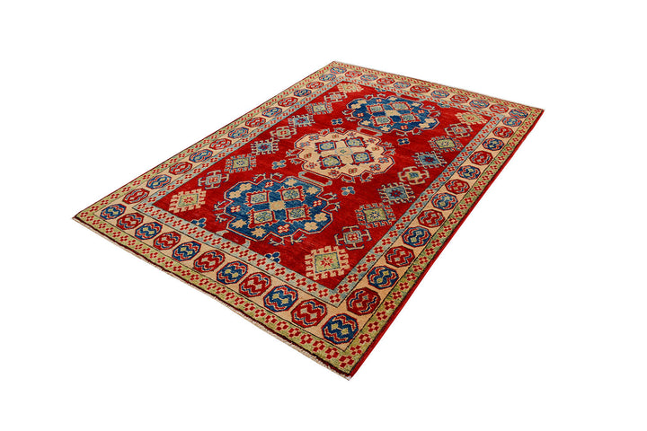 Red Kazak 4'  8" x 6'  8" - No. QA69532