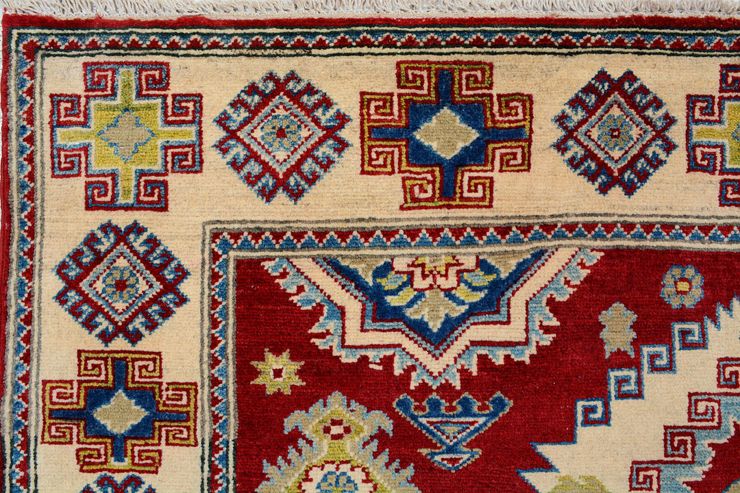 Firebrick Kazak 4'  9" x 6'  1" - No. QA25010