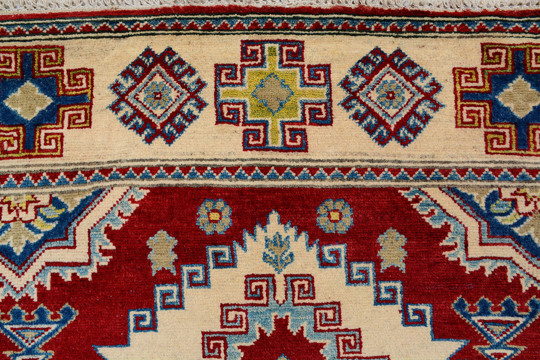 Firebrick Kazak 4'  9" x 6'  1" - No. QA25010