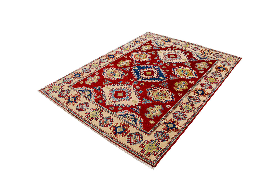 Firebrick Kazak 4'  9" x 6'  1" - No. QA25010