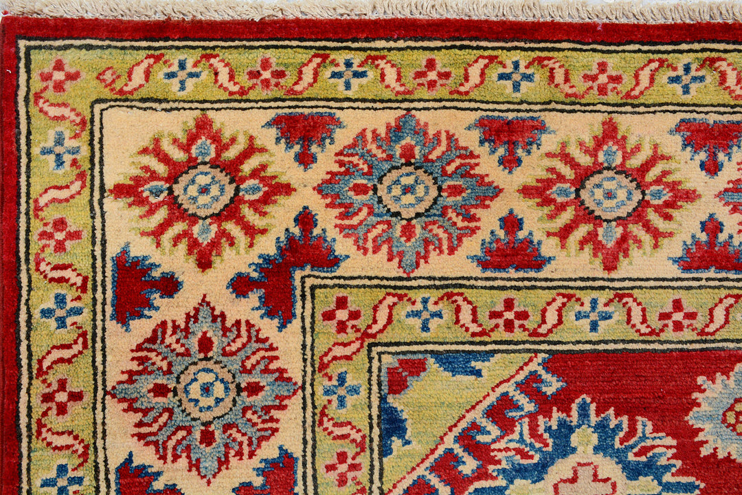 Firebrick Kazak 4'  11" x 6'  3" - No. QA67898