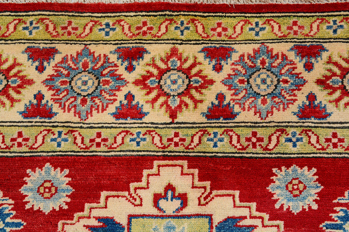 Firebrick Kazak 4'  11" x 6'  3" - No. QA67898