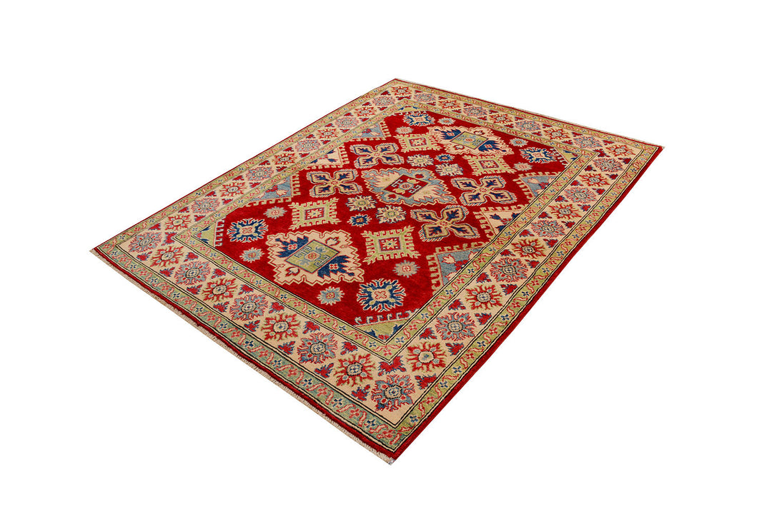 Firebrick Kazak 4' 11 x 6' 3 - No. 73963