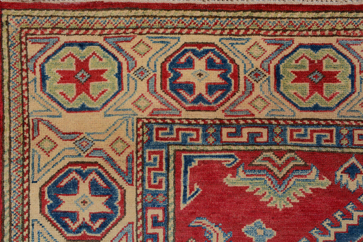 Firebrick Kazak 4'  10" x 6'  4" - No. QA92613