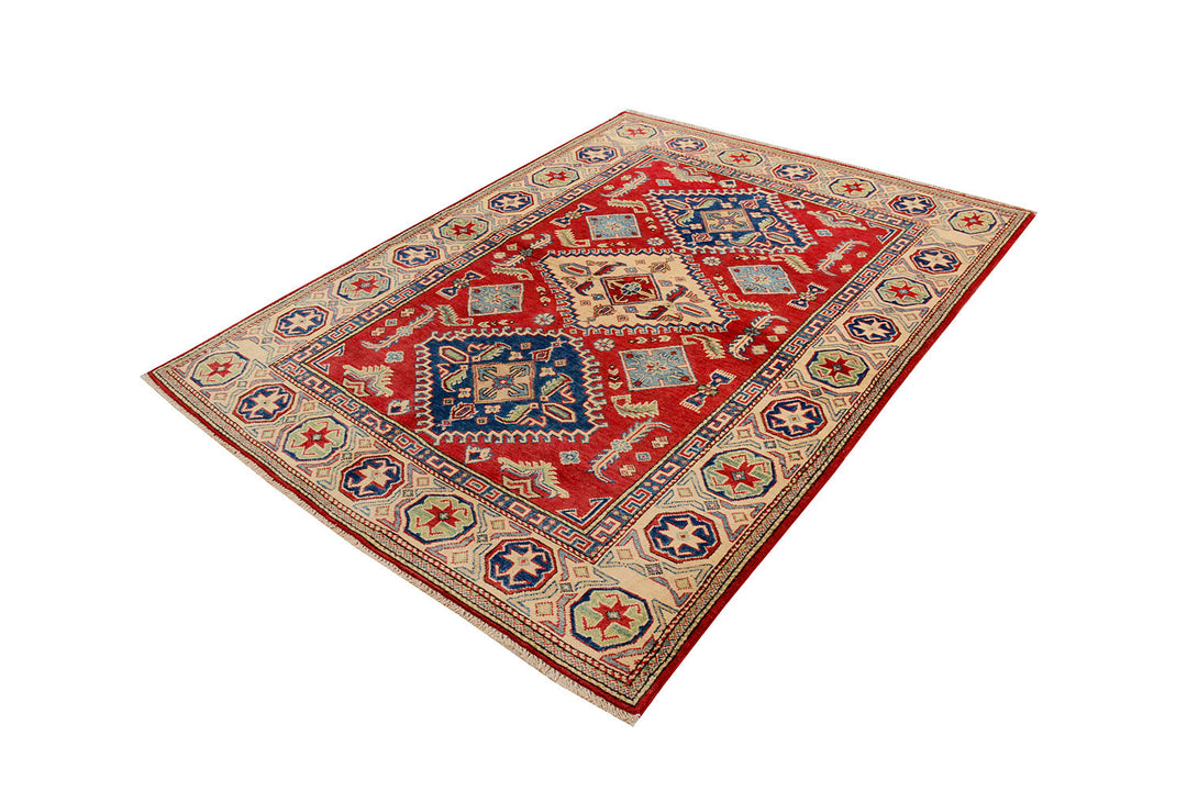 Firebrick Kazak 4' 10 x 6' 4 - No. 73964