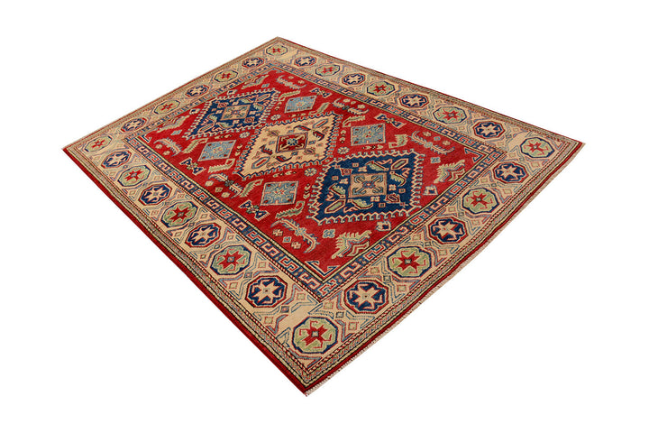 Firebrick Kazak 4'  10" x 6'  4" - No. QA92613