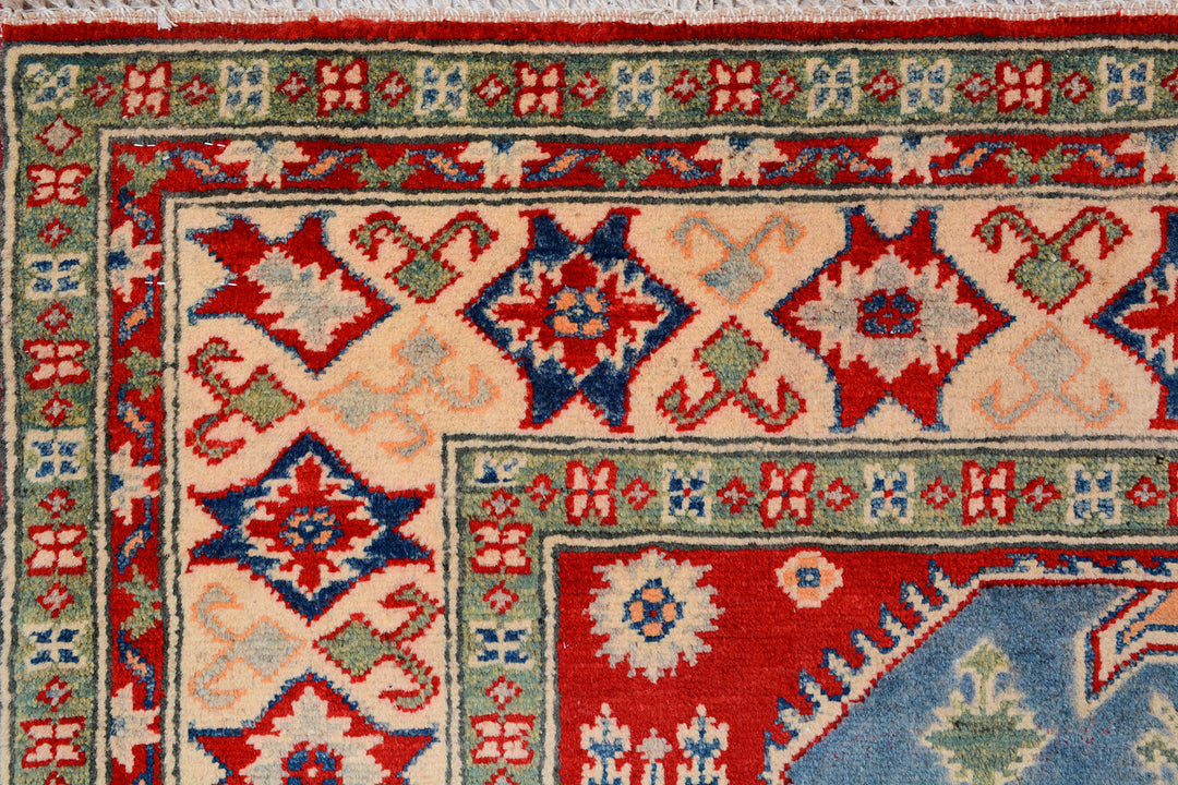 Light Slate Grey Kazak 5'  x" 6'  6" - No. QA74353