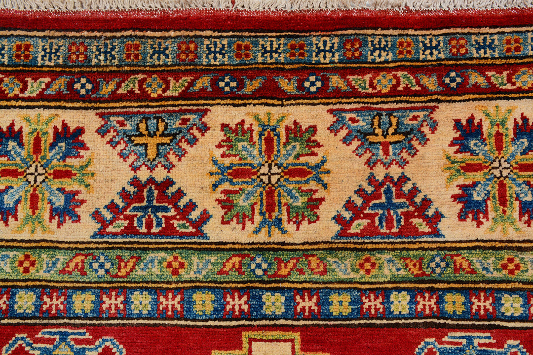 Red Kazak 4'  9" x 6'  10" - No. QA94054