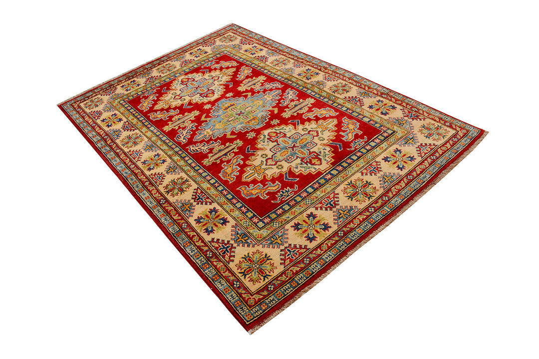 Red Kazak 4'  9" x 6'  10" - No. QA94054