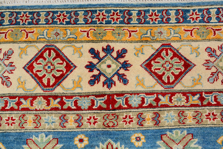 Light Slate Grey Kazak 6'  6" x 9'  9" - No. QA50416