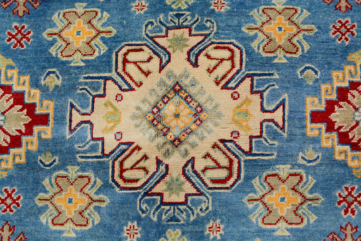 Light Slate Grey Kazak 6'  6" x 9'  9" - No. QA50416