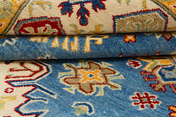 Light Slate Grey Kazak 6'  6" x 9'  9" - No. QA50416