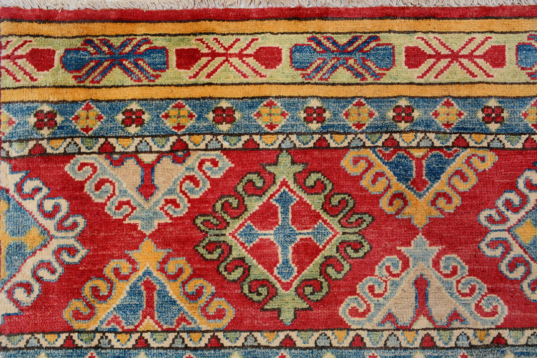 Multi Colored Kazak 6'  7" x 9'  8" - No. QA42376