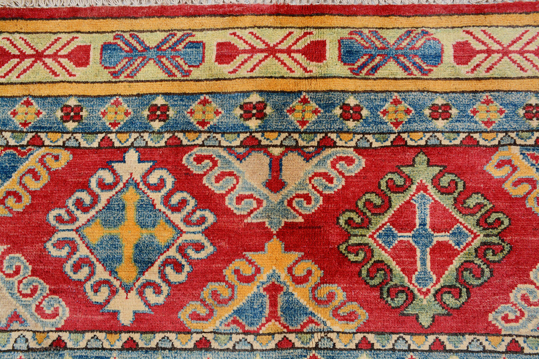 Multi Colored Kazak 6'  7" x 9'  8" - No. QA42376