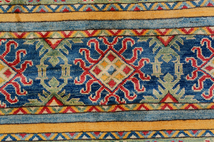 Multi Colored Kazak 6'  7" x 9'  8" - No. QA42376