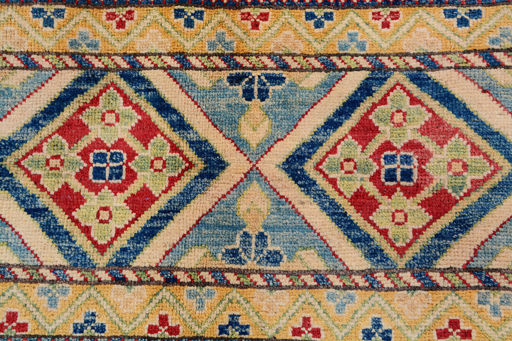 Multi Colored Kazak 9'  5" x 13'  7" - No. QA41810