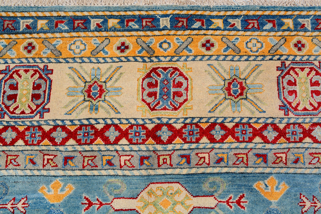 Light Slate Grey Kazak 9'  1" x 11'  10" - No. QA35271