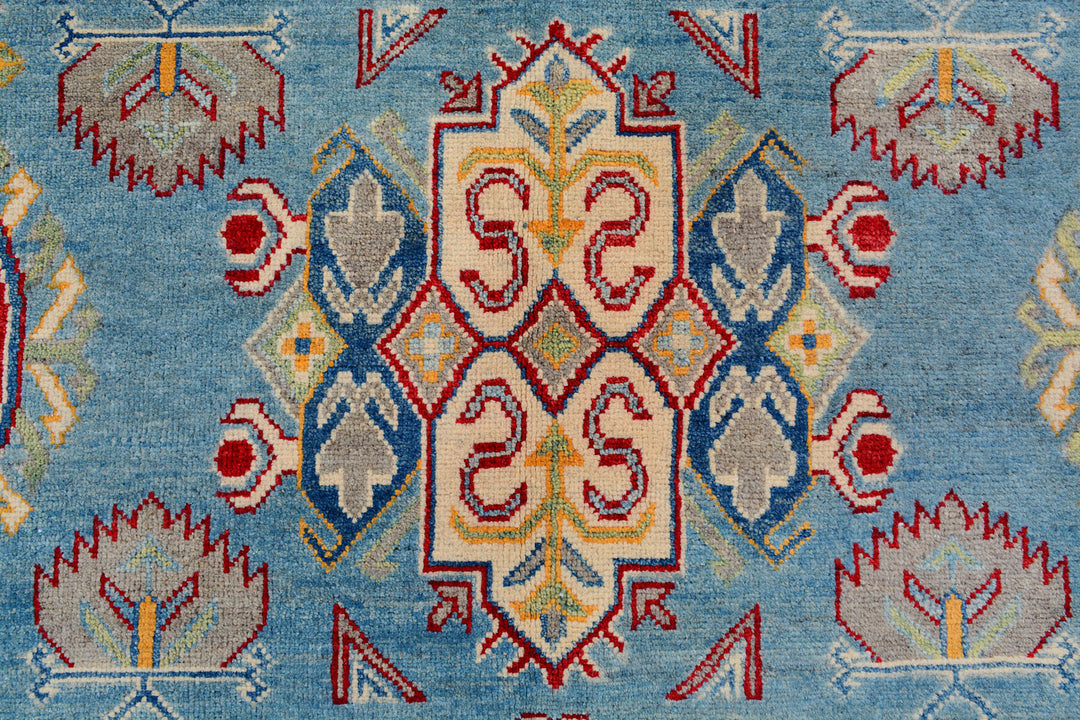 Light Slate Grey Kazak 9'  1" x 11'  10" - No. QA35271