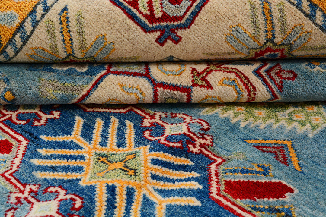 Light Slate Grey Kazak 9'  1" x 11'  10" - No. QA35271