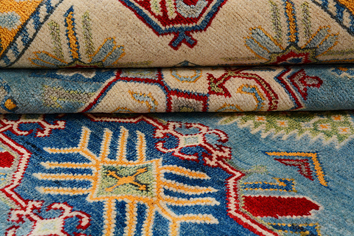 Light Slate Grey Kazak 9'  1" x 11'  10" - No. QA35271