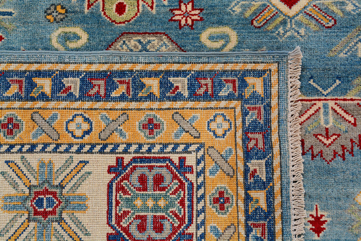 Light Slate Grey Kazak 9'  1" x 11'  10" - No. QA35271