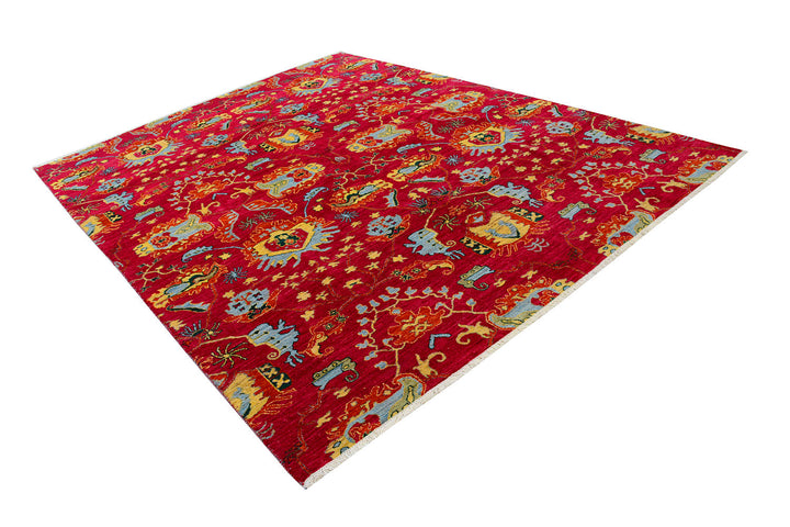 Firebrick Kazak 7'  11" x 10'  2" - No. QA55170