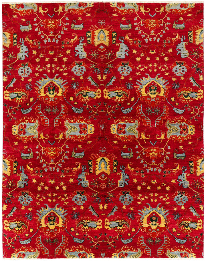 Firebrick Kazak 7' 11 x 10' 2 - No. 73981