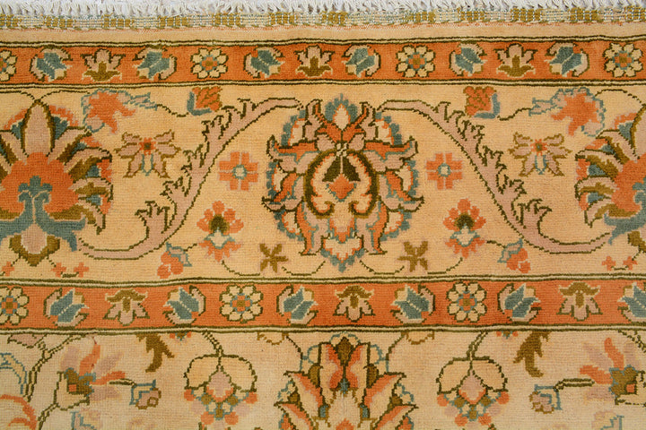 White Afghan Khal Mohammadi Rug 6'5" x 10' Hand-Knotted view
