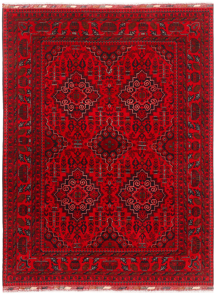 Firebrick Khal Mohammadi 4' 10 x 6' 6 - No. 74006