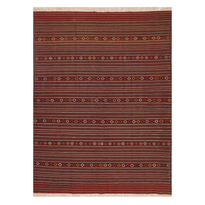Laghari Kilim 4' 8 x 6' 4 (ft) - No. AL13498 - ALRUG Rug Store