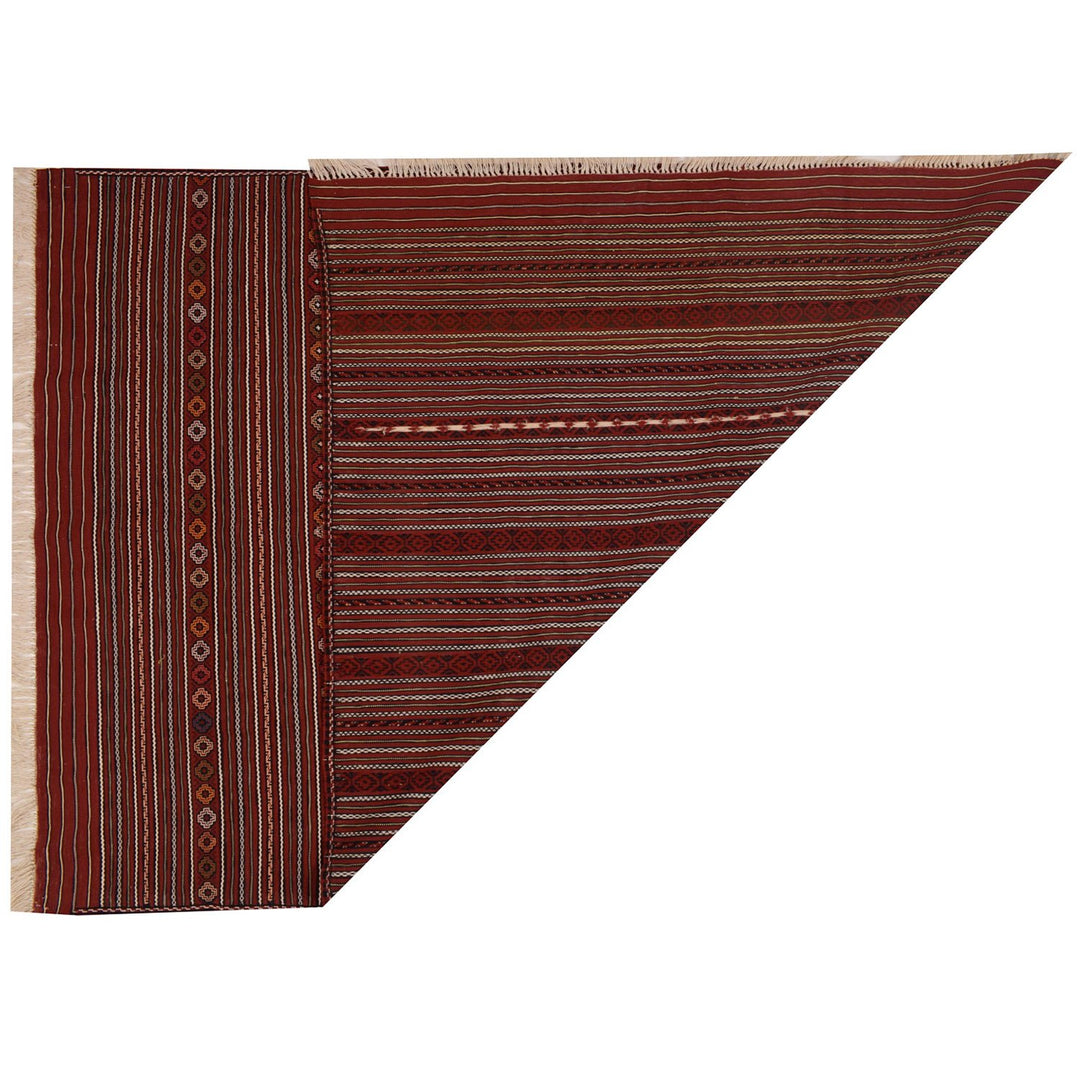 Laghari Kilim 4' 8 x 6' 4 (ft) - No. AL13498 - ALRUG Rug Store