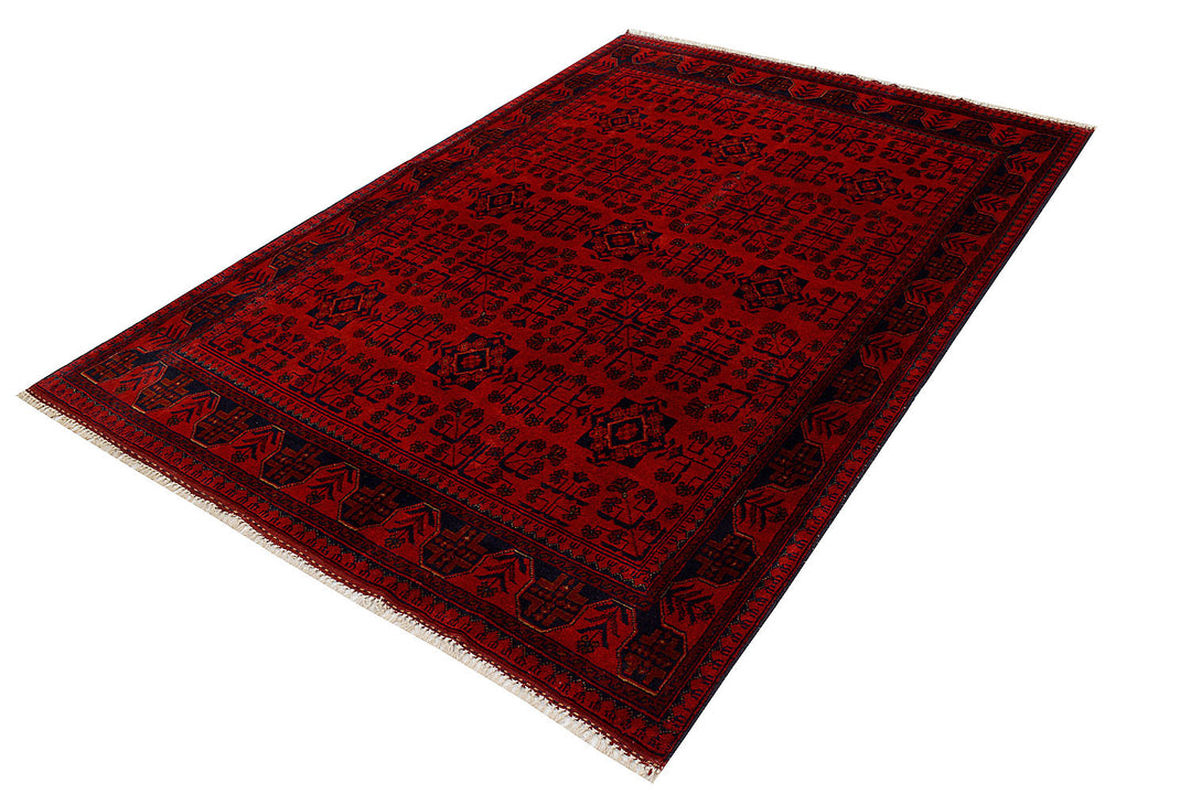 Firebrick Khal Mohammadi 5'  3" x 7'  3" - No. QA41824