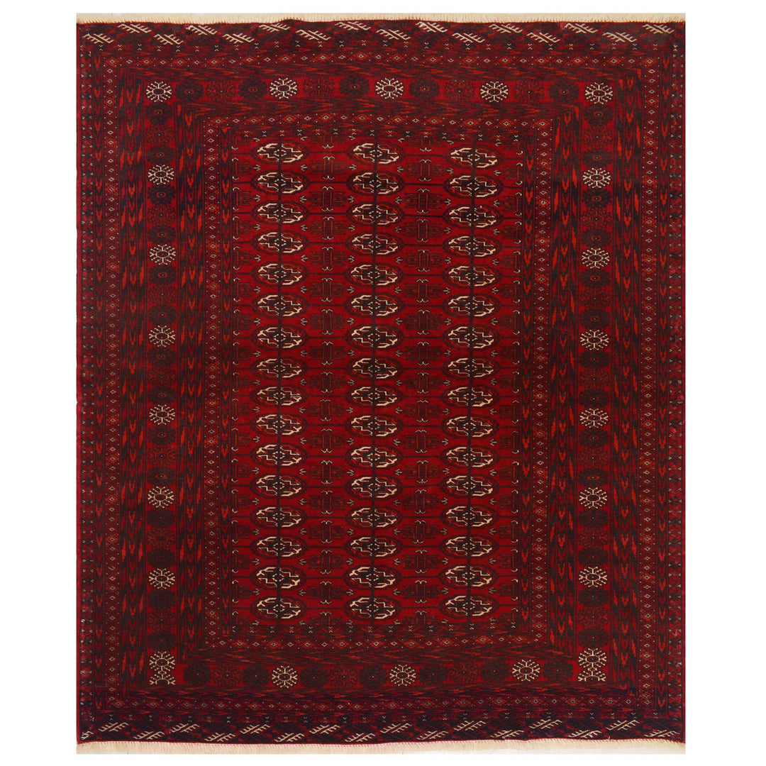 Bokhara Rug 4' 2 x 5' 6 (ft) - No. AL10043 - ALRUG Rug Store