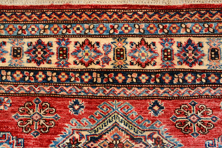 Firebrick Kazak 4'  9" x 6'  3" - No. QA10316