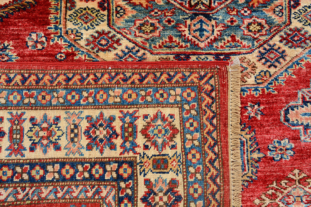 Firebrick Kazak 4'  9" x 6'  3" - No. QA10316