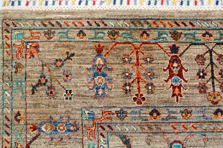 Tan Kazak 8'  4" x 9'  7" - No. QA37829