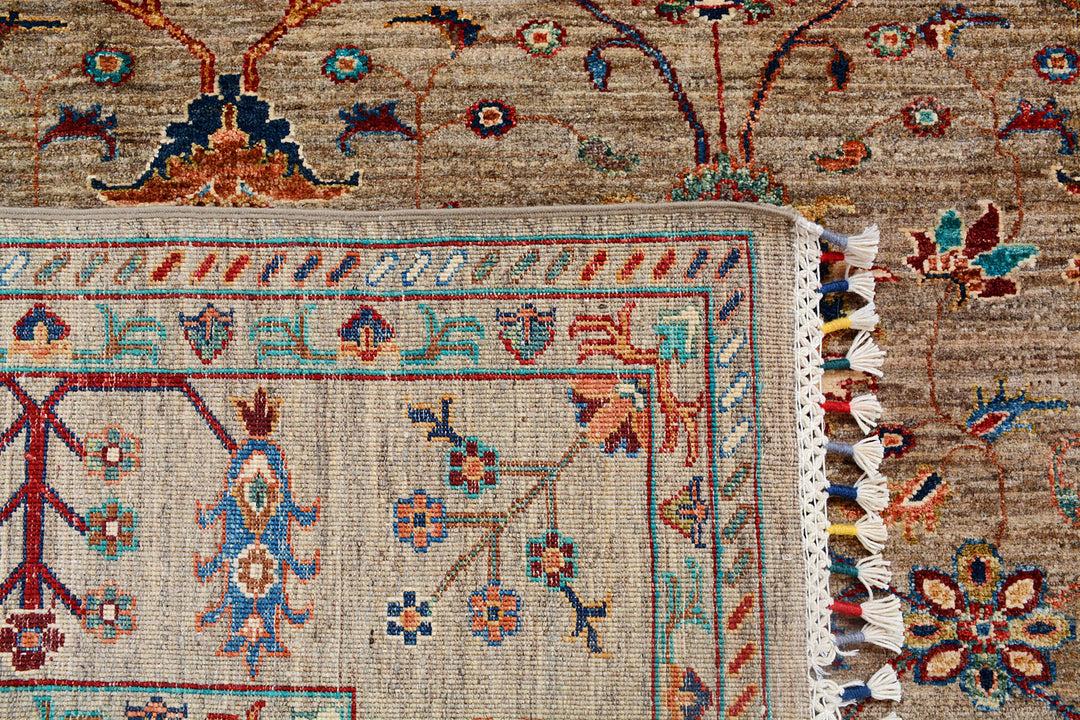 Tan Kazak 8'  4" x 9'  7" - No. QA37829