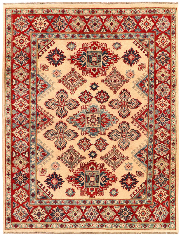 Navajo White Kazak 4' 9 x 6' 3 - No. 74047