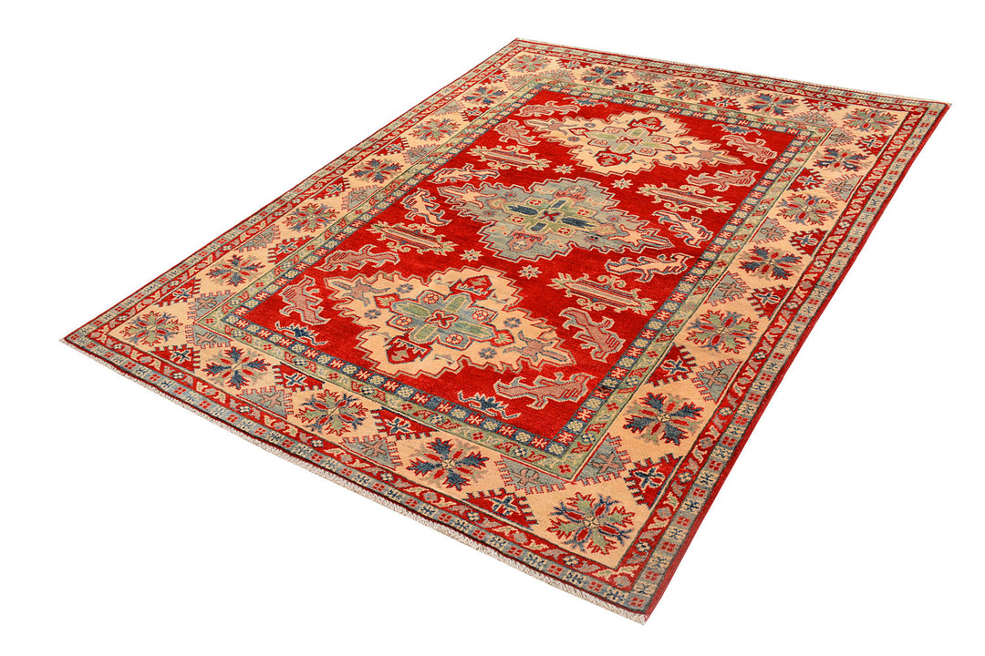 Red Kazak 4'  10" x 6'  6" - No. QA27583