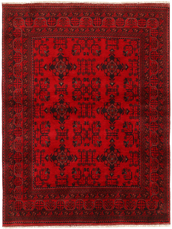 Firebrick Khal Mohammadi 4'  10" x 6'  4" - No. QA44876