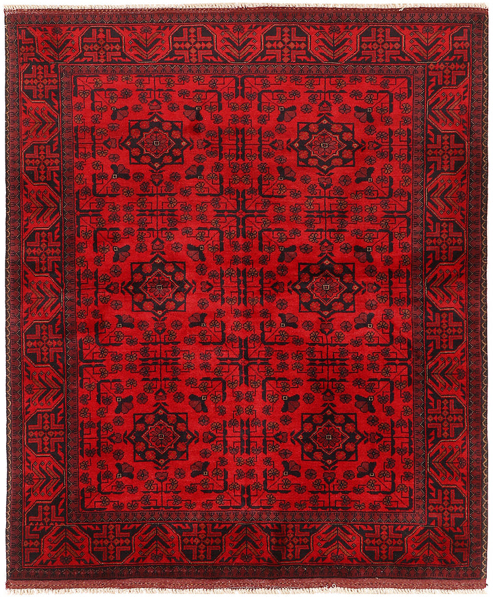 Firebrick Khal Mohammadi 4'  10" x 6'  3" - No. QA66707