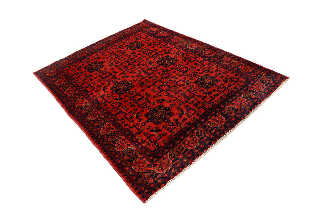 Firebrick Khal Mohammadi 4'  10" x 6'  3" - No. QA81722